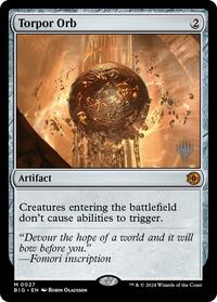 Torpor Orb (27) [Promo Pack: Lorwyn Eclipsed]