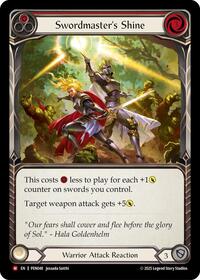 Swordmasters Shine (Red) (PEN048) [Compendium of Rathe]