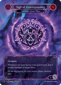 Sigil Of Gravespawning (Blue) (Marvel) (PEN098) [Compendium of Rathe]