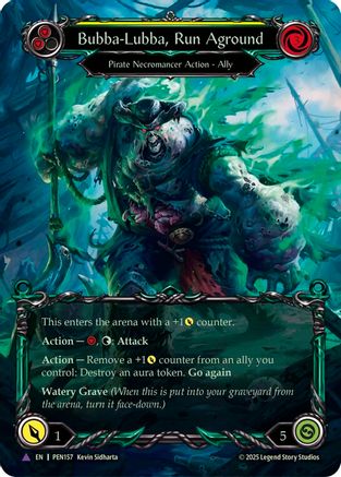 Bubba Lubba Run Aground (Yellow) (Marvel) (PEN157) - Compendium of Rathe Cold Foil