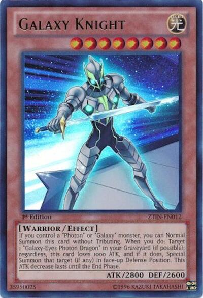 Galaxy Knight (ZTIN-EN012) [2013 Zexal Collection Tin]