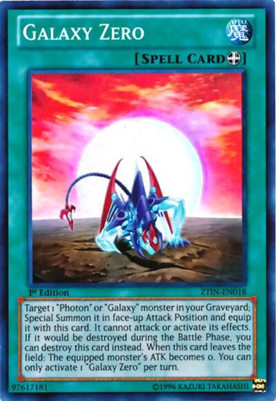 Galaxy Zero (ZTIN-EN018) [2013 Zexal Collection Tin]
