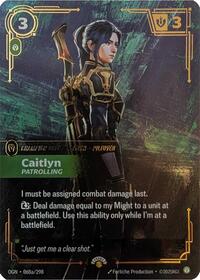 Caitlyn - Patrolling (068a/298) [Riftbound Promotional Cards]