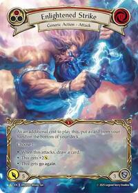 Enlightened Strike (Red) (Extended Art) (ANQ000) (ANQ000) [Compendium of Rathe - Antiquity Pack]