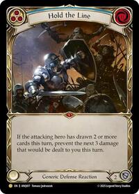 Hold The Line (Blue) (ANQ017) (ANQ017) [Compendium of Rathe - Antiquity Pack]