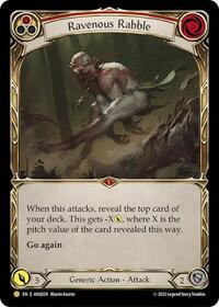 Ravenous Rabble (Red) (ANQ029) (ANQ029) [Compendium of Rathe - Antiquity Pack]
