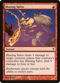 Blazing Salvo (58) [Duel Decks: Sorin vs. Tibalt]