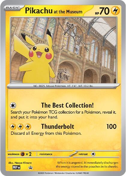 Pikachu at the Museum [Jumbo Cards]