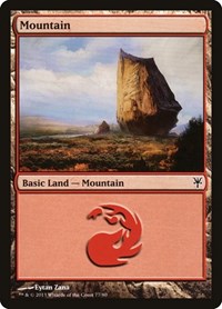 Mountain (77) (77) [Duel Decks: Sorin vs. Tibalt]