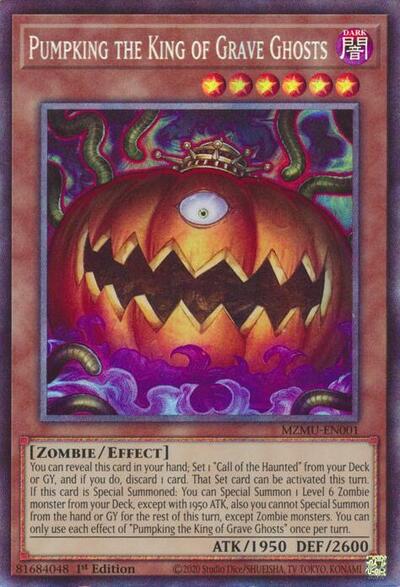 Pumpking the King of Grave Ghosts (Collector's Rare) (MZMU-EN001) [Maze of Muertos]