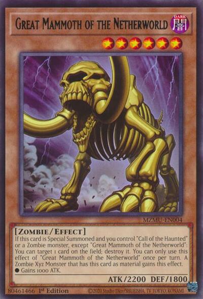 Great Mammoth of the Netherworld (MZMU-EN004) [Maze of Muertos]
