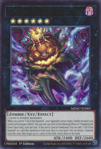 Pumpking the Great Ghost King (MZMU-EN005) [Maze of Muertos]