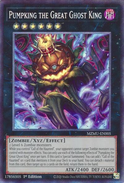 Pumpking the Great Ghost King (Collector's Rare) (MZMU-EN005) [Maze of Muertos]