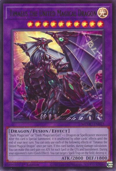 Timaeus the United Magical Dragon (MZMU-EN012) [Maze of Muertos]