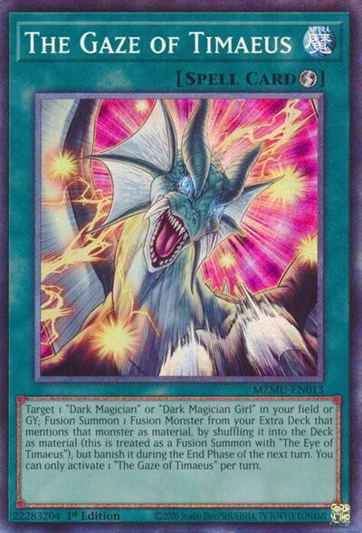 The Gaze of Timaeus (Collector's Rare) (MZMU-EN013) [Maze of Muertos]