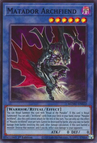 Matador Archfiend (MZMU-EN022) [Maze of Muertos]