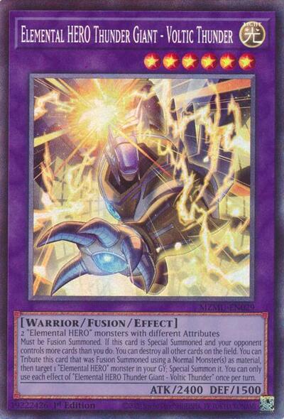 Elemental HERO Thunder Giant - Voltic Thunder (Collector's Rare) (MZMU-EN029) [Maze of Muertos]