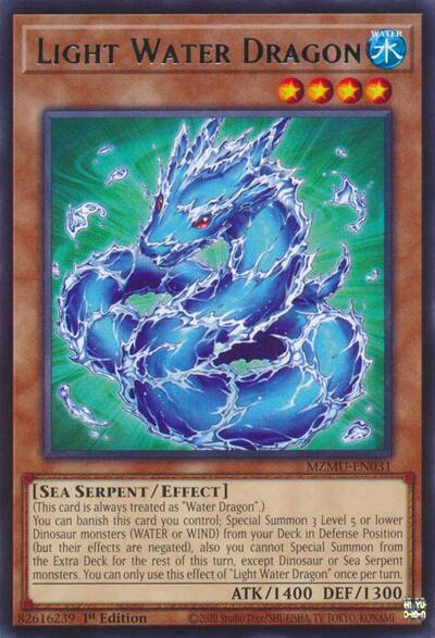 Light Water Dragon (MZMU-EN031) [Maze of Muertos]