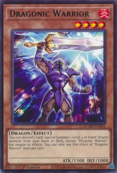 Dragonic Warrior (MZMU-EN043) [Maze of Muertos]