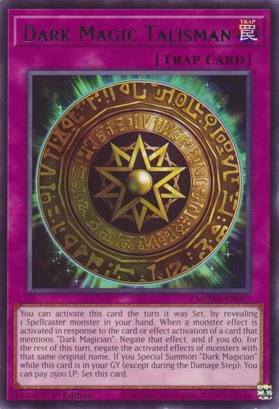 Dark Magic Talisman (MZMU-EN057) [Maze of Muertos]