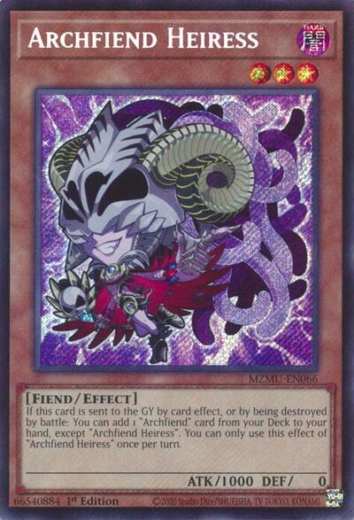 Archfiend Heiress (MZMU-EN066) [Maze of Muertos]