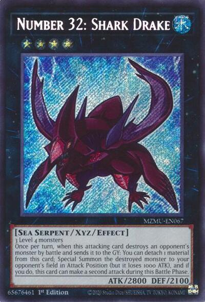Number 32: Shark Drake (MZMU-EN067) [Maze of Muertos]