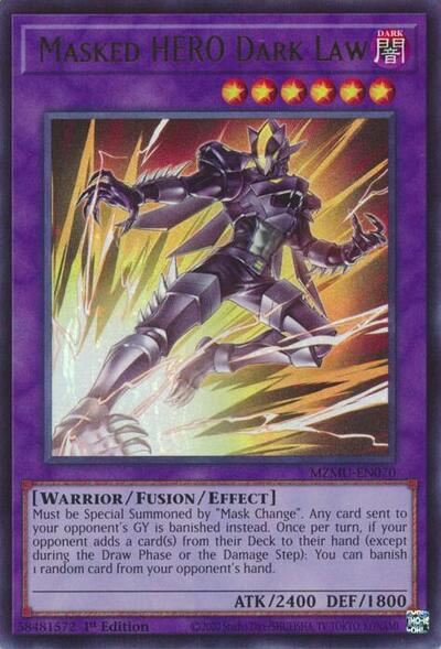 Masked HERO Dark Law (MZMU-EN070) [Maze of Muertos]