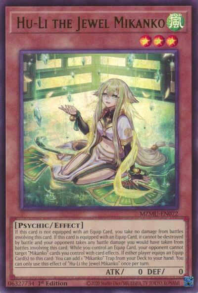 Hu-Li the Jewel Mikanko (MZMU-EN072) [Maze of Muertos]