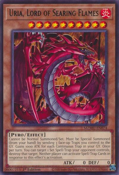 Uria, Lord of Searing Flames (MZMU-EN074) [Maze of Muertos]