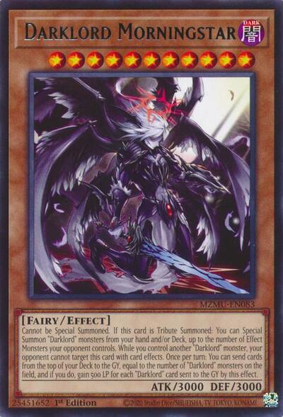 Darklord Morningstar (MZMU-EN083) [Maze of Muertos]