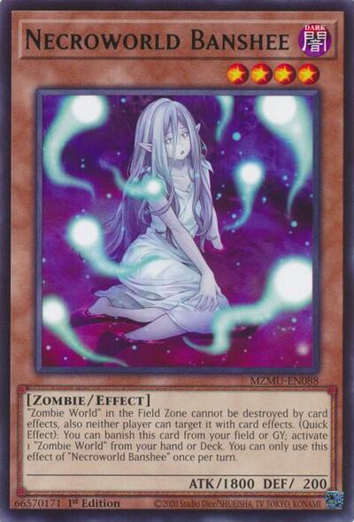 Necroworld Banshee (MZMU-EN088) [Maze of Muertos]