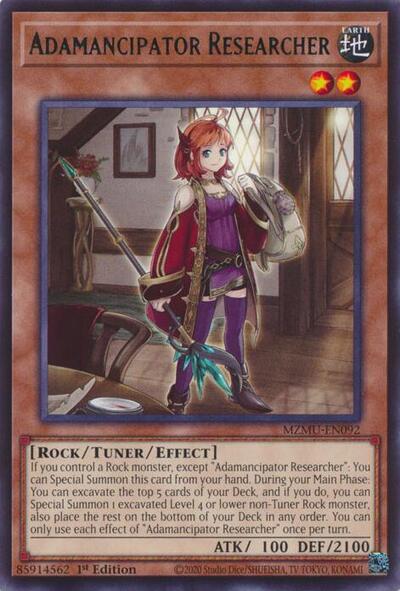 Adamancipator Researcher (MZMU-EN092) [Maze of Muertos]