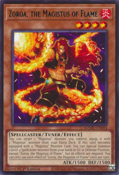 Zoroa, the Magistus of Flame (MZMU-EN094) [Maze of Muertos]
