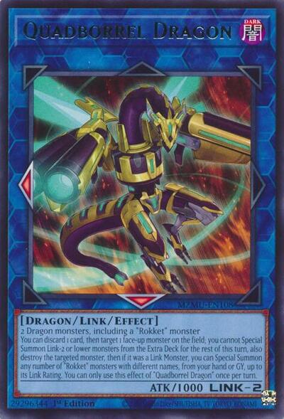 Quadborrel Dragon (MZMU-EN108) [Maze of Muertos]