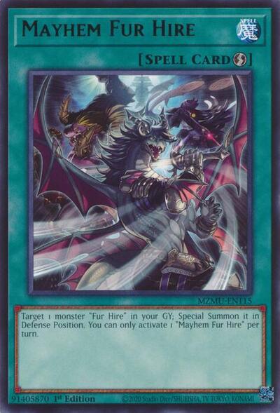 Mayhem Fur Hire (MZMU-EN115) [Maze of Muertos]