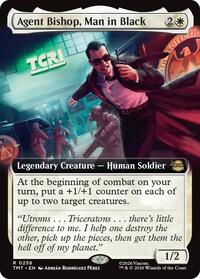 Agent Bishop, Man in Black (Extended Art) (258) [Teenage Mutant Ninja Turtles]