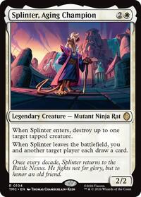 Splinter, Aging Champion (104) [Commander: Teenage Mutant Ninja Turtles]