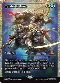 Turtles in Time (Showcase) (Fracture Foil) (294) [Teenage Mutant Ninja Turtles]