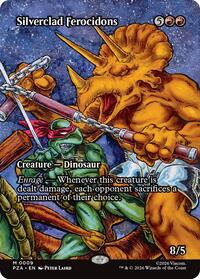 Silverclad Ferocidons (Borderless) (9) [Teenage Mutant Ninja Turtles Source Material]