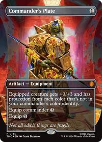 Commander's Plate (Borderless) (135) [Commander: Teenage Mutant Ninja Turtles]