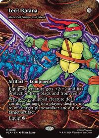 Leo's Katana - Sword of Sinew and Steel (Borderless) (18) [Teenage Mutant Ninja Turtles Source Material]