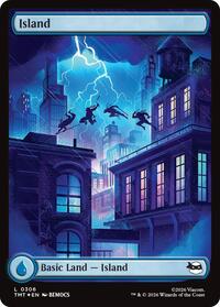 Island (0306) (Surge Foil) (306) [Teenage Mutant Ninja Turtles]