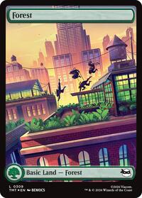Forest (0309) (Surge Foil) (309) [Teenage Mutant Ninja Turtles]