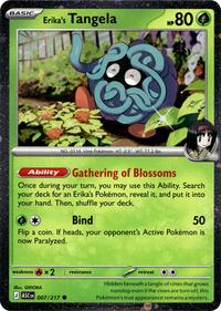 Erika's Tangela - 007/217 (Cosmo Holo) (007/217) [Miscellaneous Cards & Products]