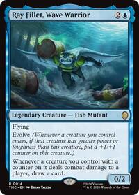 Ray Fillet, Wave Warrior (14) [Commander: Teenage Mutant Ninja Turtles]