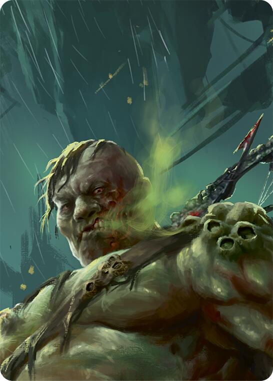Riptide, Lurker of the Deep // Gravy Bones, Shipwrecked Looter Double Sided Art Card (Top Left) [GEM Pack 2]