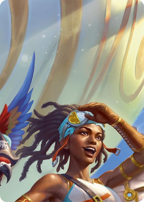 Puffin, Full Steam Ahead // Marlynn, Treasure Hunter Double Sided Art Card (Top Center) [GEM Pack 2]