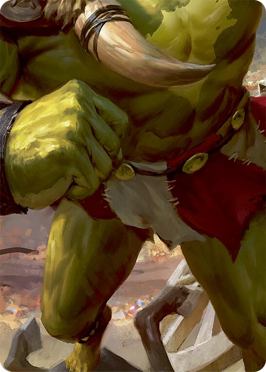 Tuffnut, Bumbling Hulkster // Kayo, Underhanded Cheat Double Sided Art Card (Middle Left) [GEM Pack 3]