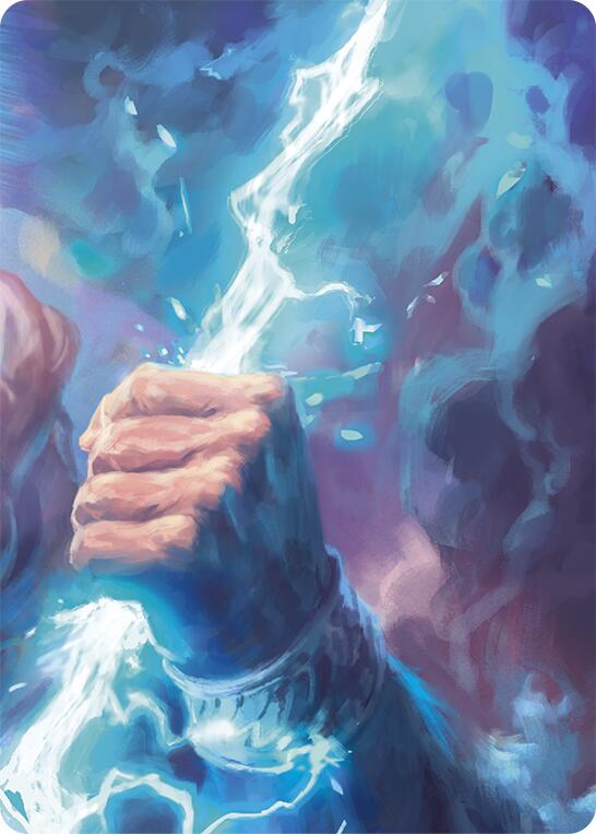 Enlightened Strike // Shelter from the Storm Double Sided Art Card (Top Center) [GEM Pack 4]