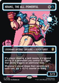 Krang, the All-Powerful (Borderless) (Surge Foil) (86) [Commander: Teenage Mutant Ninja Turtles]